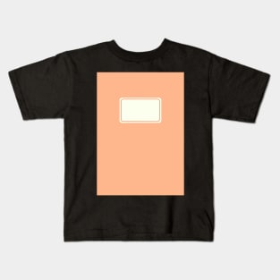 Back to School Pastel Coral Kids T-Shirt